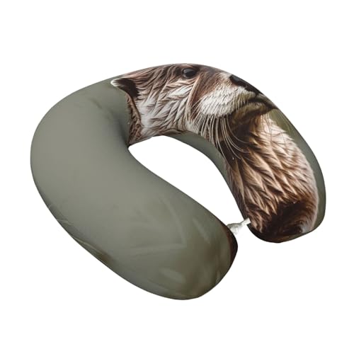 Almohada viscoelástica 30 cm x 25 cm para viaje miniatura 2