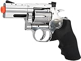 Evike Airsoft - Dan Wesson 715 CO2 Powered Airsoft Revolver (Version: Low Power Version/Silver / 2.5')