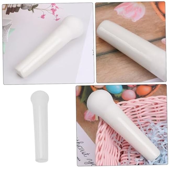 2pcs Ceramic Pestle for Manual Grinding Ergonomic Kitchen Gadget for Seasoning Spice Garlic Preparation Practical Masher for Home Cooking and Pickling