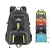 Boulder Pack Co Lightweight Foldable Travel & Hiking Backpack Daypack Bag - Fits Laptop