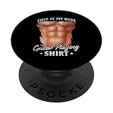C'est ma meilleure chemise de jeu de guitare, bassiste, musicien PopSockets PopGrip Interchangeable
