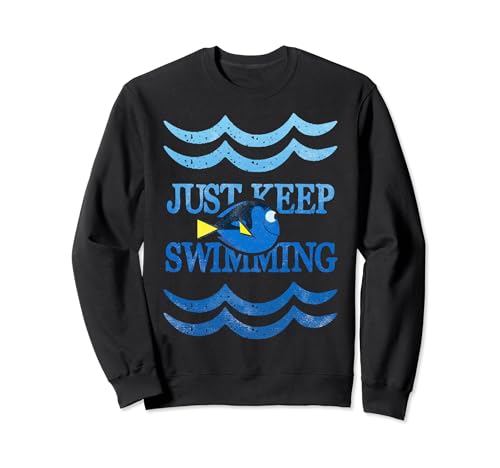 Sweat Finding Dory Pixar Keep Swimming Waves pull bleu imprimé vagues mer