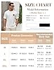 heekpek Mens T Shirt Cotton T-Shirts for Men Short Sleeve Tops Crew Neck Graphic Printed Tee, D White, XXL #5