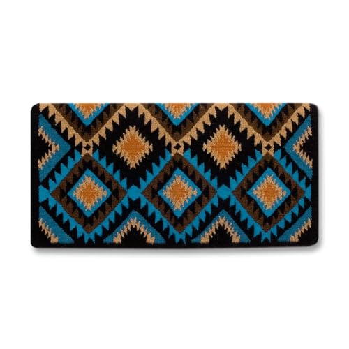 Mayatex 1467 Cactus Flower 40X34 New Zealand Wool Saddle Blanket