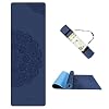 TOPLUS Yogamat, antislip, gymnastiekmat, TPE, trainingsmat, pilatesmat, yoga, fitnessmat met draagriem, oefenmat, sportmat, 183 x 61 x 0,6 cm