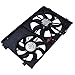 WFLNHB Car Dual Radiator Condenser Cooling Fan Assembly 1K0959455N Replacement for Beetle Golf Jetta Rabbit 2.0L 2.5L