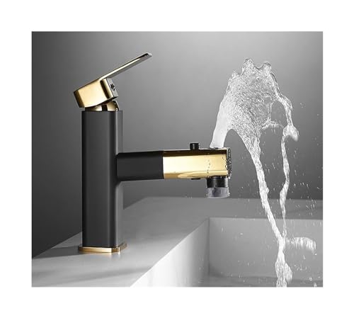 Grifo de lavabo extraíble que facilita la limpieza de tu baño con agua fría y caliente