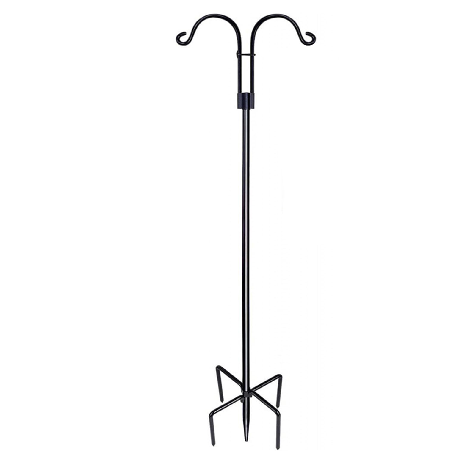 NEWFT Multifunctional Bird Feeders Station for Bath Tray Stake for Birdwatching Garden Bird Bath Feeders Metal Stake
