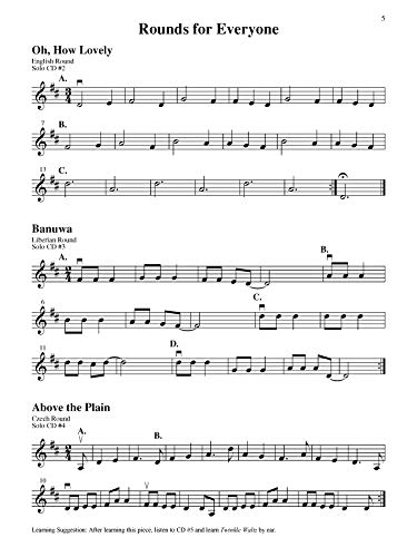 Learning Together, Vol 2: Sequential Repertoire for Solo Strings or String Ensemble (Violin), Book & Online Audio - Image 4