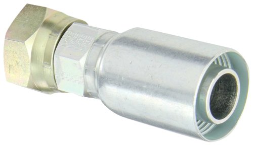 Image of EATON Weatherhead Coll-O-Crimp 16U-33K 30 Degree Flare Female Swivel Fitting, Low Carbon Steel, 1 inch Hose ID, M33x1.5 Thread Size