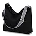 VX VONXURY Crossbody Bag,Lightweight Canvas Shoulder Tote for Women Water Resistant Top Zip Hobo Purse with Adjustable Strap