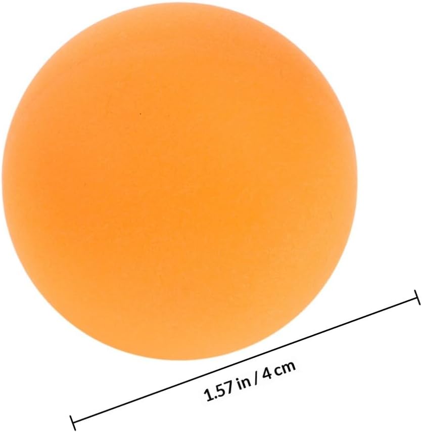100pcs Table Tennis Balls Professional Training Competition Balls Yellow Plastic Small for Training and Game Use