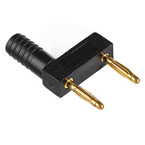 10 Uds U52 2mm conector Banana enchufe de cortocircuito conector de Cable DIY 10mm espaciado negro para accesorios de prueba de potencia