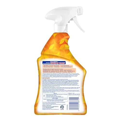 LYSOL Foaming Bathroom Cleaner & Disinfectant Spray, Mango Scent, 32 oz - image 2