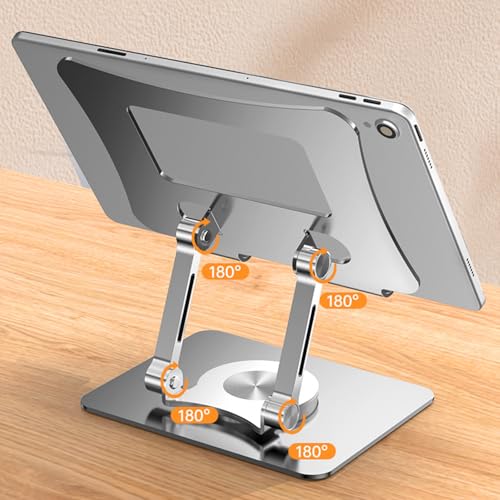 Base portátil plegable para laptop 360° rotatoria aluminio miniatura 7