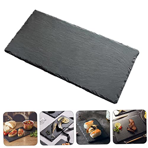 Unomor 2 piezas platos negros para servir sushi y postres miniatura 6
