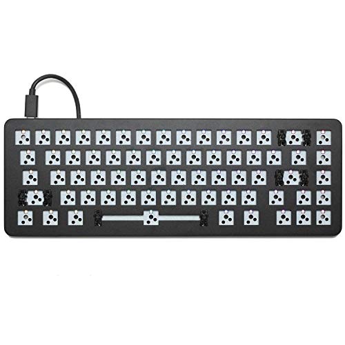 Drop Alt Mechanical Keyboard — 65% (67 Key) Gaming Keyboard, Hot-Swap Switches, Programmable Macros, Rgb Led Backlighting, Usb-C, Doubleshot Pbt, Aluminum Frame (Barebones, Black) #TOP1