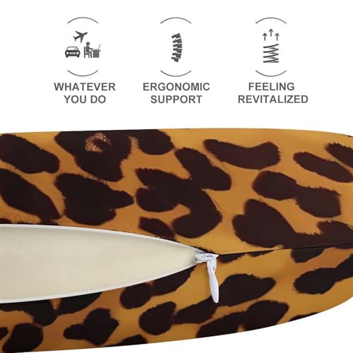 Almohada de viaje de espuma viscoelástica portátil miniatura 5