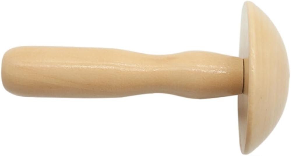 Artibetter Darning Mushroom Knitting Tool Wooden Mending Loom User-Friendly for Levels