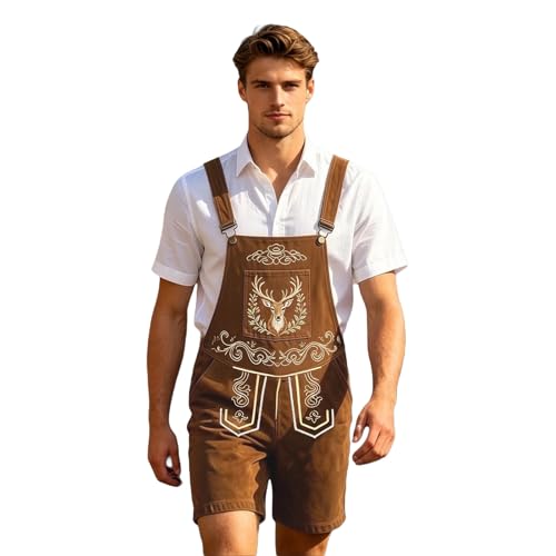 Déguisement bavaroise homme et short Oktoberfest complet à offrir pour la fête de la bière