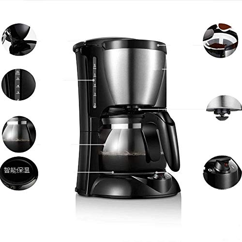 Koffiezetapparaatmachine Coffee Machine-huis Kleine Drip Filter Automatic Koffie/thee apparaat met filter Drip Pot for… - Afbeelding 8