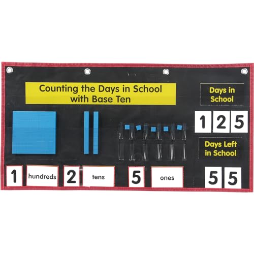 Really Good Stuff Counting The Days with Base Ten Pocket Chart image 4