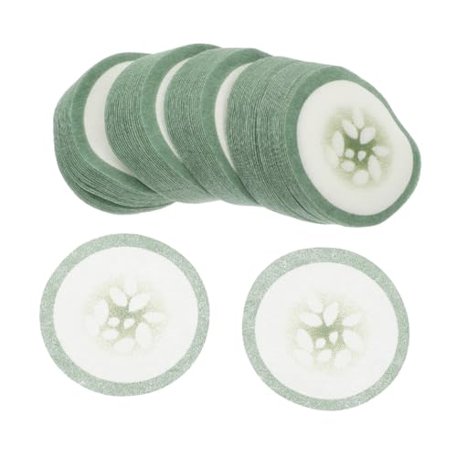 FOMIYES Eye Patches Reusable 200pcs Cucumber Eye Care Pads Soft Gentle on Skin