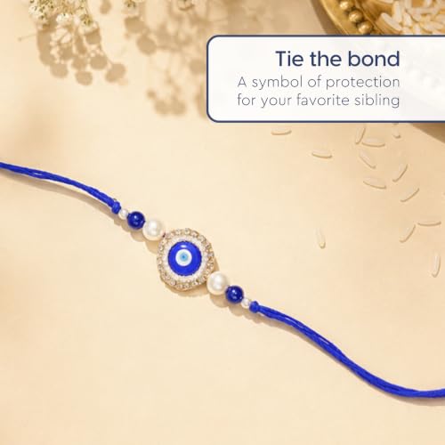 Image of Eha Earth Friendly Rakhi Gift for Brother Made with Rice Husk | Set of 1