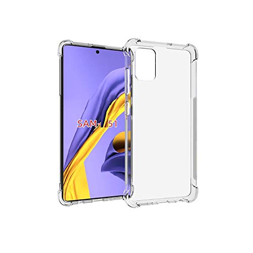 Image of COVERBLACK Silicone Back Cover for Samsung Galaxy M51 - SM-M515F- Transparent