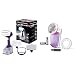 Russell Hobbs Dampfglätter Bügeleisen Steam Genie (1.650 Watt, 25g/min Dampf, 260ml Wassertank) 25600-56 & Philips GC026/30 Fusselrasierer für verschiedene Stoffe, 2 Höheneinstellungen, flieder-pink