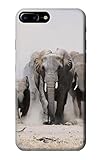 De plástico resistente Innovedesire African Elephant Funda Carcasa Case para iPhone 7 Plus