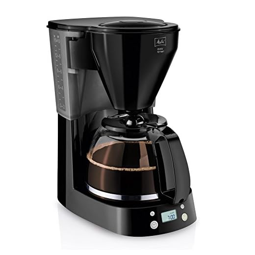 Melitta Easy Timer 1010-14, kaffebryggare med timerfunktion, svart