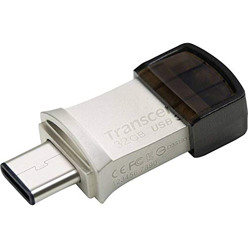 Transcend TS32GJF890S Clé USB 3.0 32 Go Argent