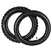 Redcap 80/100-12 Rear Tire with 3.00-12 Inner Tube - for Off Road Motocross, 90cc-125cc, CRF, SSR, SDG, PW80, DRZ110, CRF70, CRF110, XR70, KLX110, KX65, TTR90, TTR110, JR80, PW80 Dirt Pit Bikes