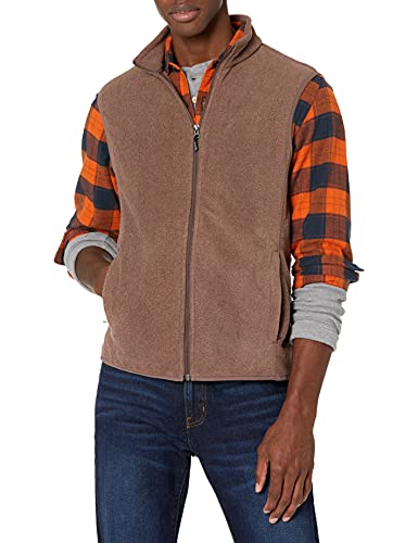 Image of Amazon Essentials Men's Full-Zip Polar Fleece Insulated Vest (Available in Big & Tall)