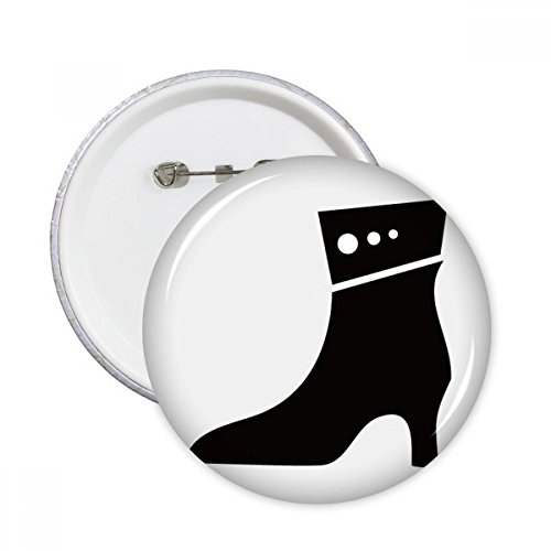 Badge silhouette talons hauts noir pour personnaliser votre veste en jean