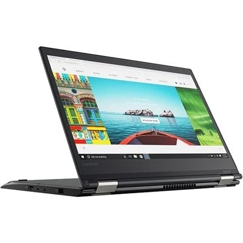 Image of (Refurbished) Lenovo Yoga 370 7th Gen Core i5 Laptop, 8 GB RAM, 512GB SSD , 13.3 inch IPS FULL HD TOUCHSCREEN, Windows 11 (Upgraded), MS Office, Covertible Laptop (360), black