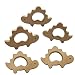 Arakierst 5pcs Beech Wooden Dinosaur Teething Natural Handmade Pure Wood Animal Teether DIY Molar Nursing Pendant (Dinosaur 5pcs)
