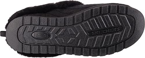 Skechers Women's Ice Angel Slipper, Black/Black, 8 | Image 6