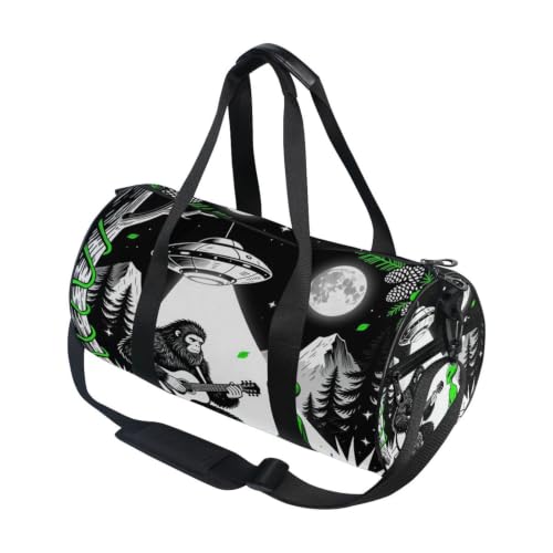 Bolsa de gimnasio con bolsillo interior ovfo Alien2, lona ligera para viaje