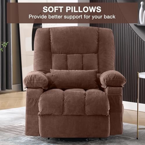 Bosmiller Power Lift Recliner Chair Recliners For Elderly With Heat And Massage Recliner Chair For Living Room With Infinite Position And Side Pocket,Usb Charge Port thumb #2