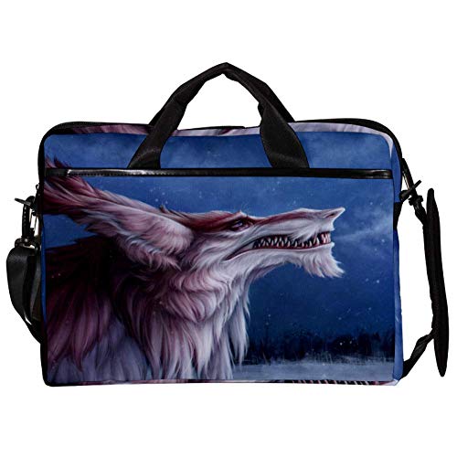Sac à bandoulière pour ordinateur portable 14 15 15.4 pouces pochette PC dragon