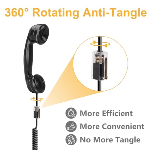 image for Uvital Telephone Cord Detangler, Anti-Tangle Telephone Handset Cable 3