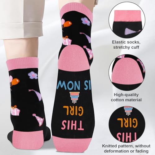 10 Year Old Girl Gift Ideas, Socks for 10 Year Old Girls, 3D Pop Up Birthday Card, 10th Birthday Gifts for Girls