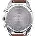 Orient Stretto Solar Chronograph White Dial Brown Leather Strap Men’s Watch RA-TX0306S10B