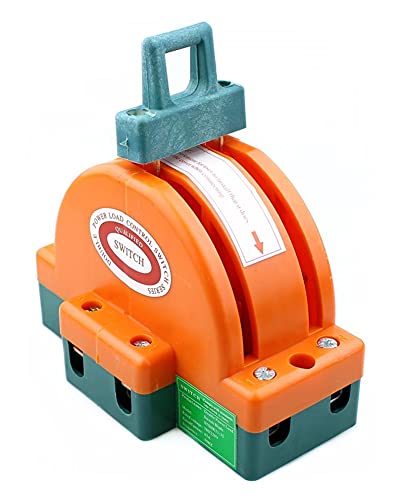 Interrupteur à couteau bidirectionnel 2P 100A inverseur de source électrique domestique 220V