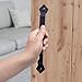 Barn Door Handles - Gate Pulls for Wooden Fences Shed Garage Sliding Door - Pull Handle Rustic Farmhouse Industrial Style - Outdoor Indoor Exterior and Interior Pulls - Black 2pcs (10 inch(2pcs))