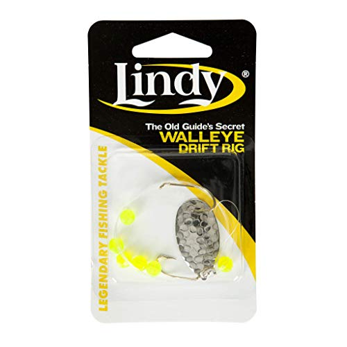 Lindy Old Guide's Secret Drift Rigs - Hammered Nickel/Chartreuse - image 2
