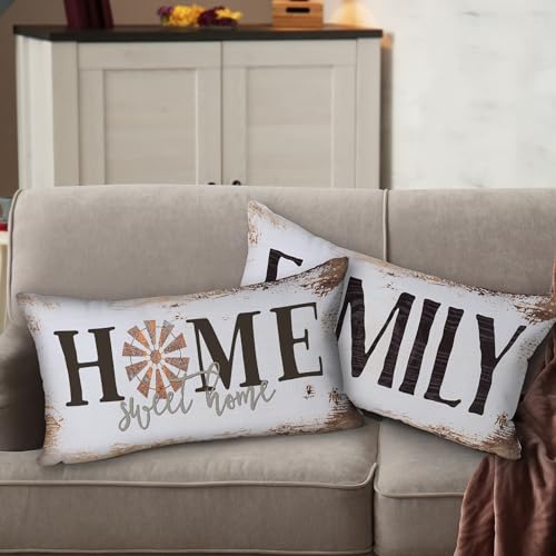 RB-Sweet-Home-Quotes-Family-Sentimental-Farmhouse-Throw-Pillow-Cover-Farm-Porch-Bench-Decor-Home-Decor-Housewarming-Gifts-12-x-20-Inch-Set-of-2-Flannel-Cushion-Cover-New-House-Bed-Sofa-Decor RB Sweet Home Quotes Family Sentimental Farmhouse Throw Pillow Cover Farm Porch Bench Decor Home Decor Housewarming Gifts 12 x 20 Inch Set of 2 Flannel Cushion Cover New House Bed Sofa Decor