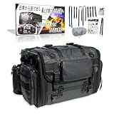 【Amazon限定ブランド】 バイク シートバッグ 40-65L 拡張式 防水 大容量 ツーリングバッグ リアバッグ キャンプ 着脱簡単 予備ベルト付き バイク用 ツーリングバッグ [NESKATT リアバッグ 70]